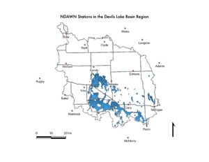 devils lake basin map