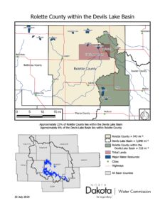Rollete County within the Devils Lake Basin